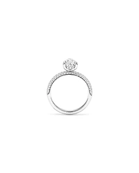 1.96 Carat TW Pear Cut Laboratory-Grown Diamond Engagement Ring 14kt White Gold