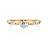 Ring with 0.48 Carat TW of Diamonds in 14kt Yellow & White Gold