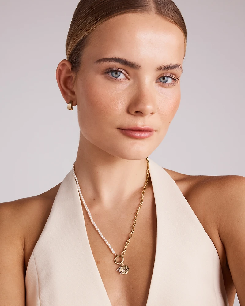 Diamond Accent Virgo Zodiac Pendant in 10kt Yellow Gold