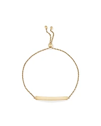 23cm Bar Bolo Bracelet in 10kt Yellow Gold