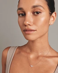 Australian Opal Round Birthstone Stud Earrings in 10kt Yellow Gold