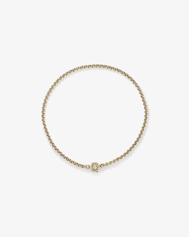 45cm (18") 5mm-5.5mm Width Hollow Belcher Chain in 10kt Yellow Gold