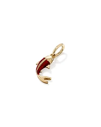 Koi Fish Pendant with Cubic Zirconia in 10kt Gold