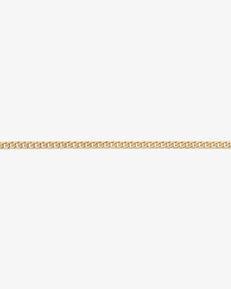 65cm (22") 6mm-6.5mm Width Curb Chain in 10kt Yellow Gold