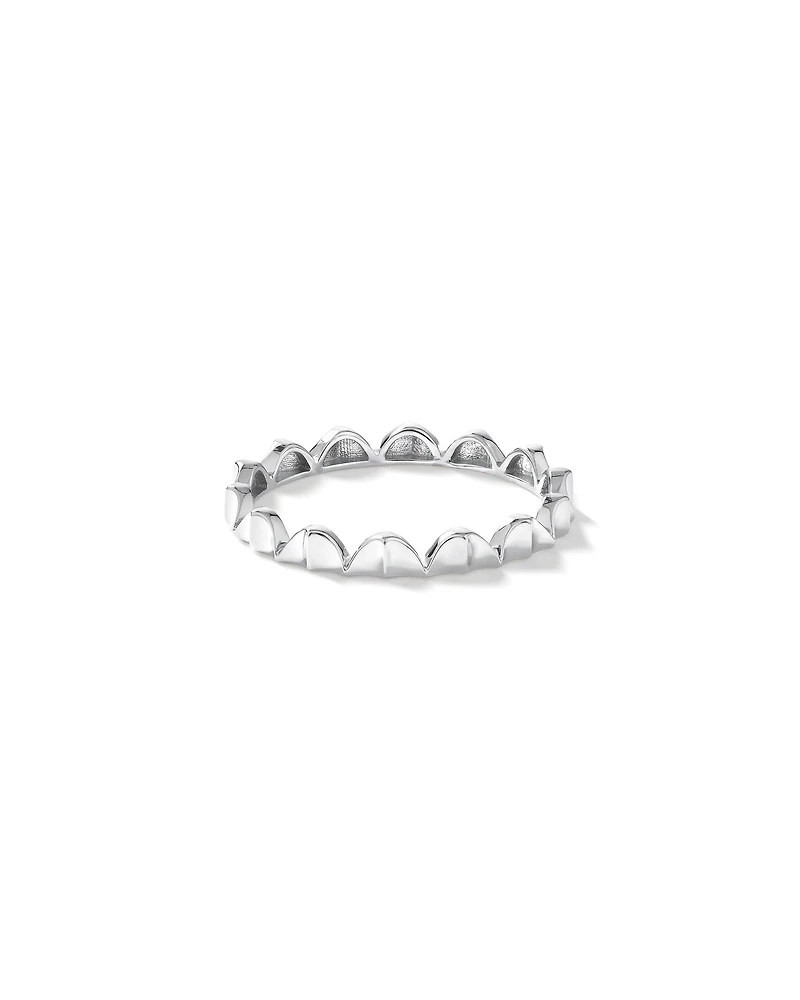 Signature Connect Curve Ring Sterling Silver