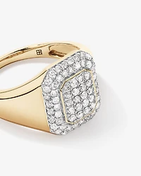 1.00 Carat TW of Cluster Diamonds 10kt Yellow Gold