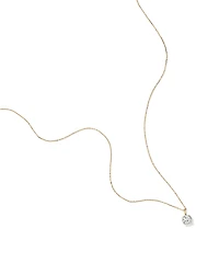 1.00 Carat TW Diamond Solitaire Pendant in 18kt Yellow Gold