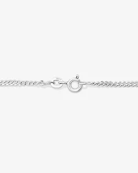 55cm (22") 1.5mm-2mm Width Curb Chain in Sterling Silver