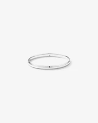 5.5mm-6mm Oval Bangle in Sterling Silver