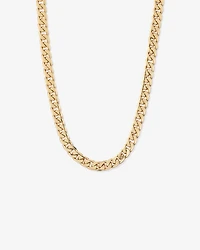 50cm (20") 11mm Curb Chain in 18kt Vermeil