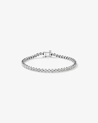 2.85 Carat TW of Laboratory-Grown Diamond Tennis Bracelet in Sterling Silver