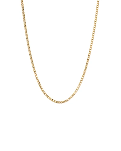 60cm (22") 4mm-4.5mm Width Curb Chain in 10kt Yellow Gold