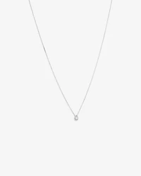 0.23 Carat TW Pear Diamond Halo Pendant in 10kt White Gold