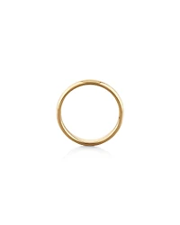 5mm High Domed Wedding Band in 10kt Yellow Gold
