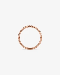 Hammered Finish Ring in 10kt Yellow Gold