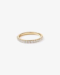 0.50TW Round Brilliant Laboratory-Grown Diamond Wedding Band in 14kt Yellow Gold