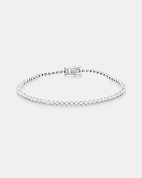 0.90 Carat TW Laboratory-Grown Diamond Tennis Bracelet 10kt Yellow Gold