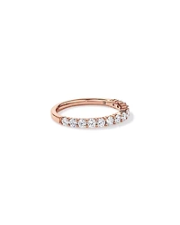 0.75 Carat TW Laboratory-Grown Diamond Wedding Band 10kt Rose Gold