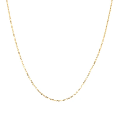 45cm (18") Solid Belcher Chain in 10kt Yellow Gold
