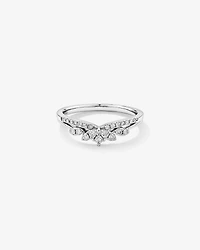 Wedding Ring with 0.23 Carat TW of Diamonds in 14kt White Gold