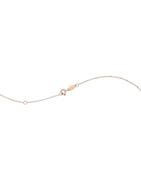 Petit pendentif Infinitas en or rose 10 K à diamants totalisant 0,25 ct