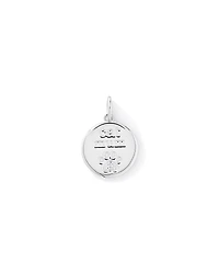 Cat Mum Cubic Zirconia Pendant in Sterling Silver