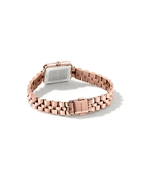 Women's 0.20 Carat TW Diamond Bezel Watch in Rose Tone Stainless Steel