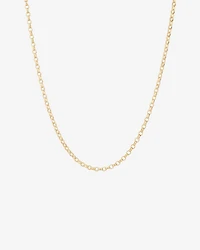 Chaîne belcher ovale de 55 cm en or jaune 10 K