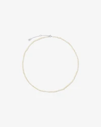 Micro Cultured Freshwater Pearl Necklace in Sterling Silver