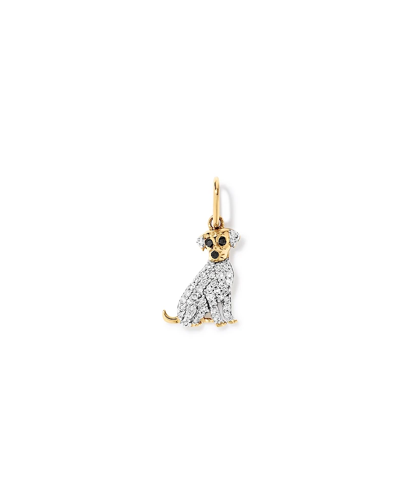 0.16TW Diamond Dog Pendant in 10kt Gold