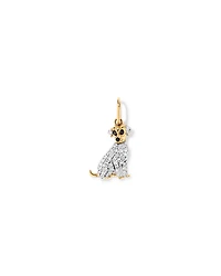 0.16TW Diamond Dog Pendant in 10kt Gold