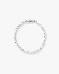 6.60 Carat TW Laboratory-Grown Diamond Heart Tennis Bracelet in 10kt White Gold