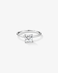 1.25 Carat Princess Cut Laboratory-Grown Diamond Ring In 14kt White Gold