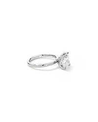 3.00 Carat TW Cushion Cut Laboratory-Grown Diamond Solitaire Engagement Ring Platinum