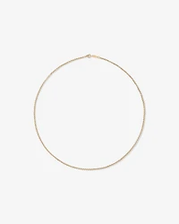 50cm (20") Hollow Belcher Chain in 10kt Yellow Gold