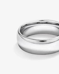 8mm Polished Dome Wedding Band Tungsten