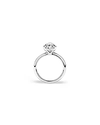 3.00 Carat TW Pear Cut Laboratory-Grown Diamond Solitaire Engagement Ring Platinum