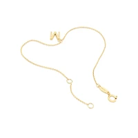 Collier à pendentif initiale M en or jaune 10 K
