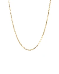 70cm (28") Oval Belcher Chain in 10kt Yellow Gold