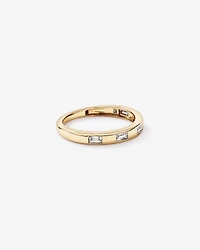 0.22TW Baguette Laboratory-Grown Diamond Wedding Band in 14kt Yellow Gold