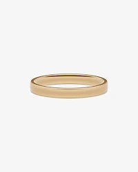 Half Round Wedding Band 10kt Yellow Gold