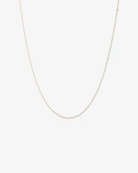 45cm (17") 0.95mm Width Solid Cable Chain 10kt Yellow Gold