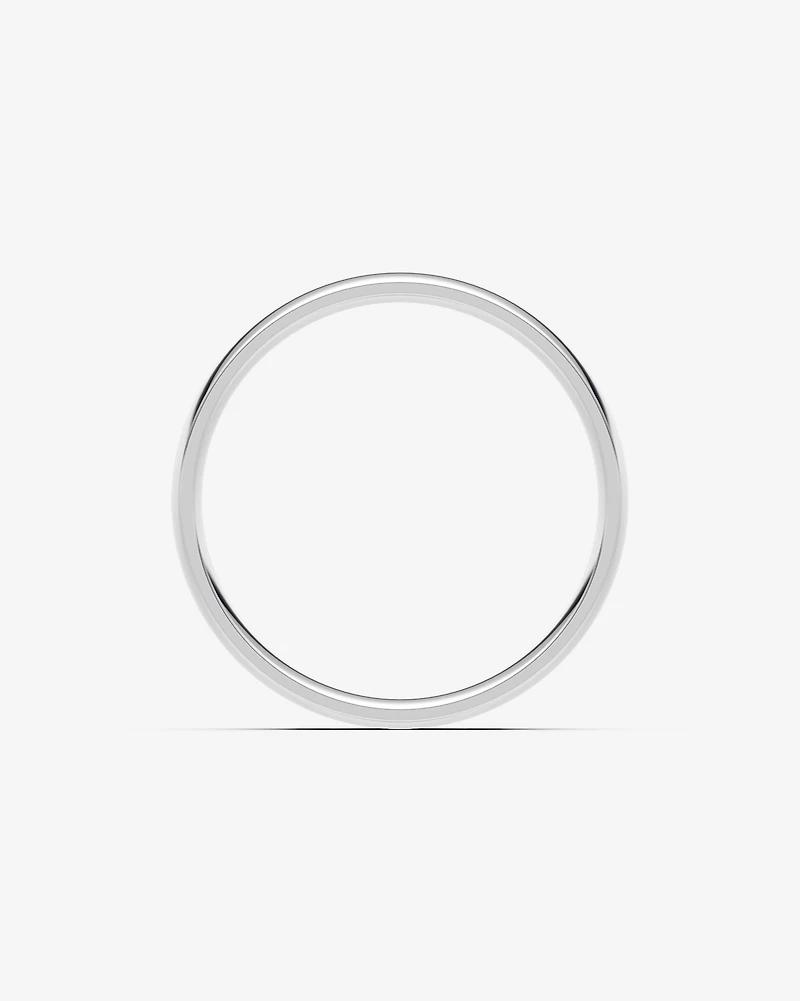 6mm Half Round Polished Wedding Band in 10kt Yellow Gold