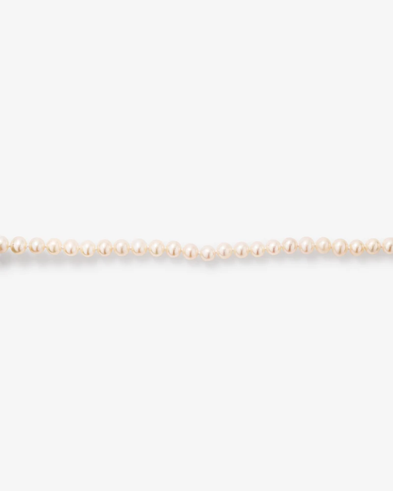 Cultured Freshwater Pearl Bracelet in Sterling Silver