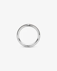 6mm Polished and Brushed Tungsten Wedding Band