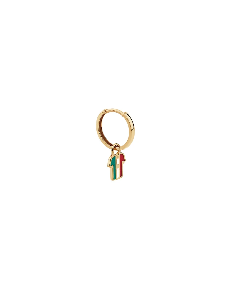 Mexico Jersey Earring Charm in 18Kt Vermeil
