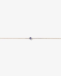 Bracelet with Tanzanite in 10kt Yellow Gold