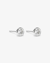 1.00TW Lab Diamond Seemless Stud Earrings in 10kt Gold