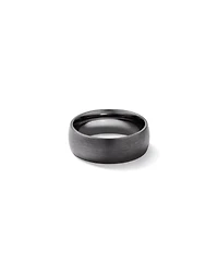 8mm Brushed Dome Wedding Band in Tantalum