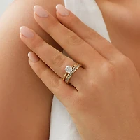 Wedding Band with 0.50 Carat TW of Diamonds in 14kt Yellow Gold